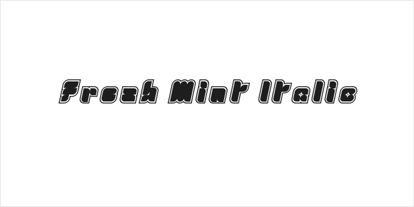 Fresh Mint Italic Logo