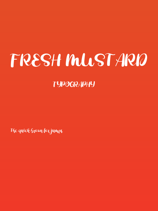 Fresh Mustard Poster