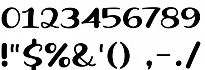 Fresh Olive Font OTHER CHARS