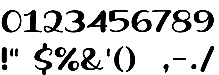 Fresh Olive Font OTHER CHARS