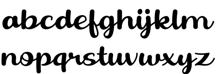 Fresh Olive Font LOWERCASE
