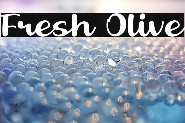 Fresh Olive Example 3