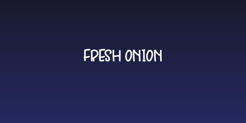 Fresh Onion Social Header
