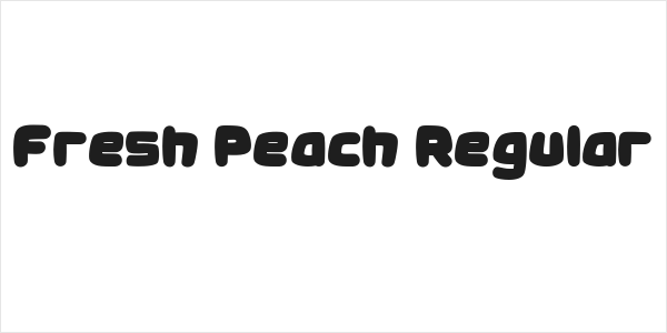 Fresh Peach Regular Logo