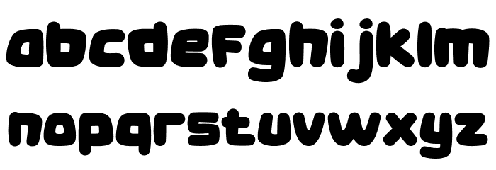 Fresh Peach Regular Font LOWERCASE