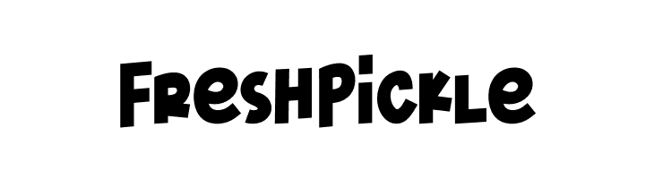 Fresh Pickle  les polices de caractères gratuit tlcharger