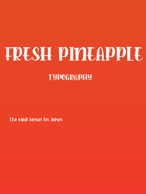 Fresh Pineapple Poster