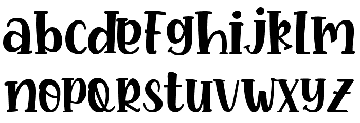 Fresh Pineapple Font LOWERCASE
