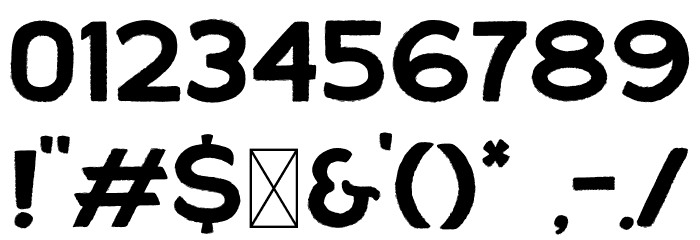Fresh Produce Font OTHER CHARS