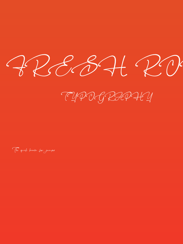 Fresh Roomettes personal use Poster