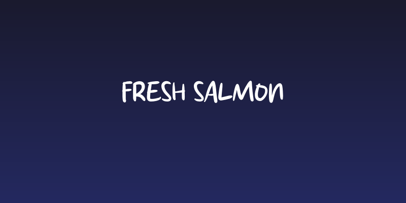 Fresh Salmon Social Header