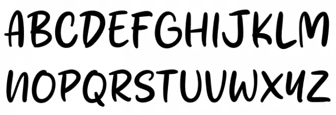 Fresh Season Polices MAJUSCULES