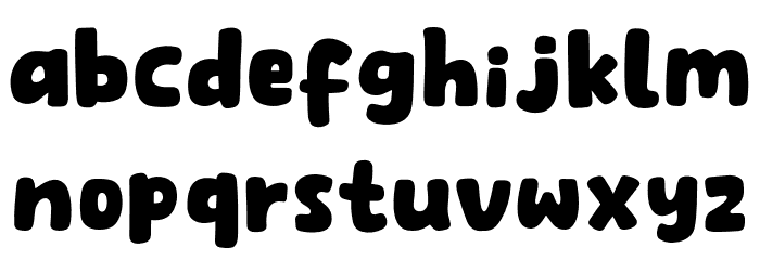 Fresh Steak Font LOWERCASE