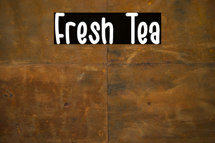 Fresh Tea Example 1