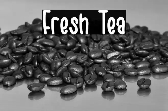 Fresh Tea Font examples