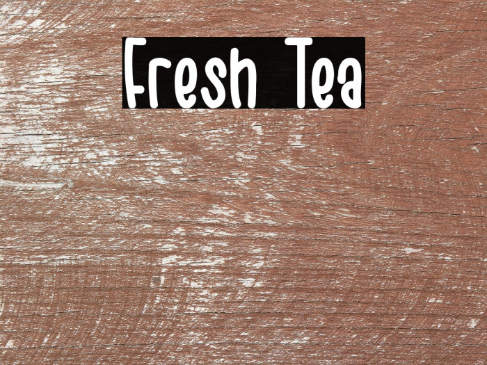 Fresh Tea Example 3
