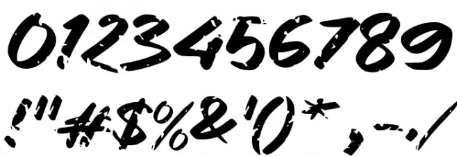 Fresh Water Font OTHER CHARS