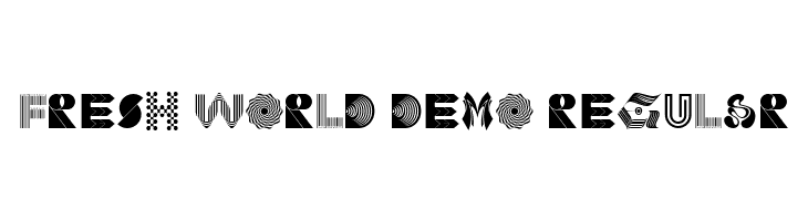 Fresh World Demo Regular  フリーフォントのダウンロード