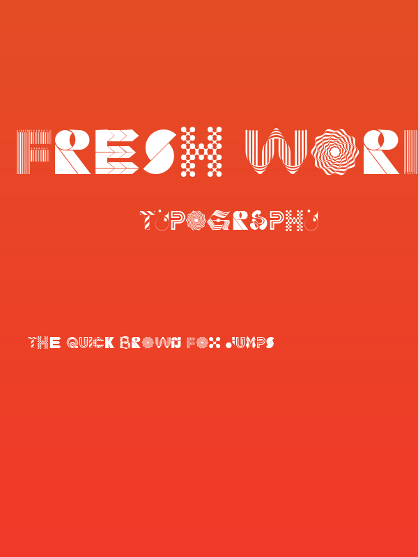 Fresh World Demo Regular Poster