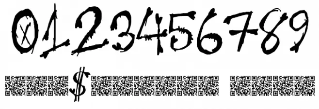 FreshBone Font Alte caractere