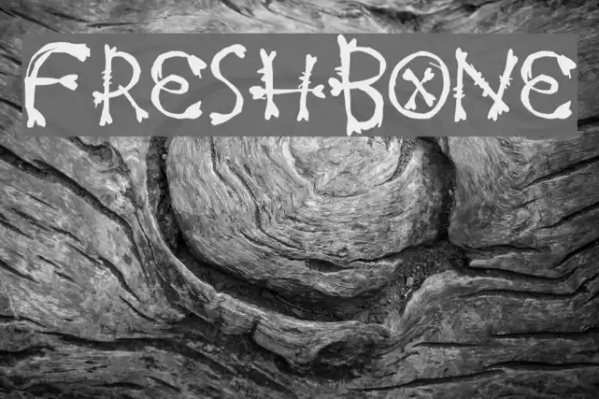 FreshBone Font examples