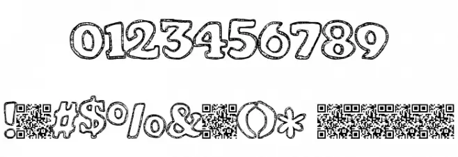 FreshCandies Font OTHER CHARS