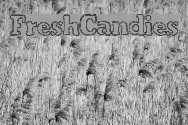 FreshCandies Font examples
