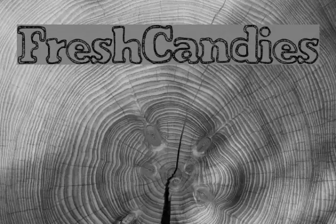 FreshCandies Font examples