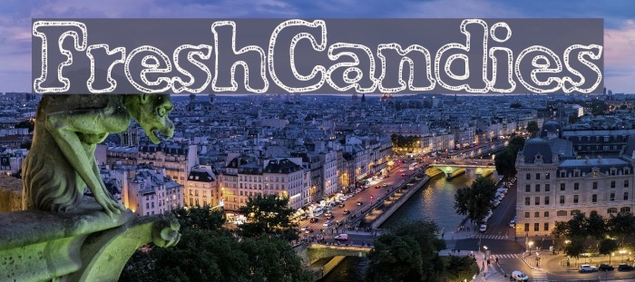 FreshCandies Font examples