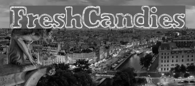 FreshCandies Font examples