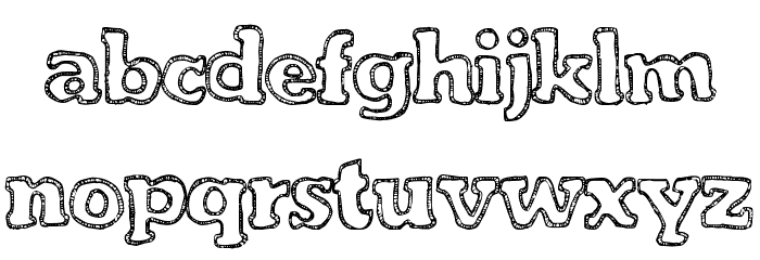 FreshCandies Font LOWERCASE