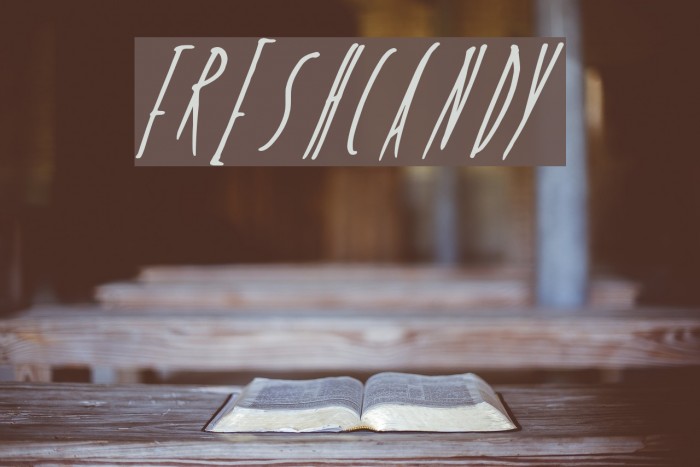 FreshCandy Font examples