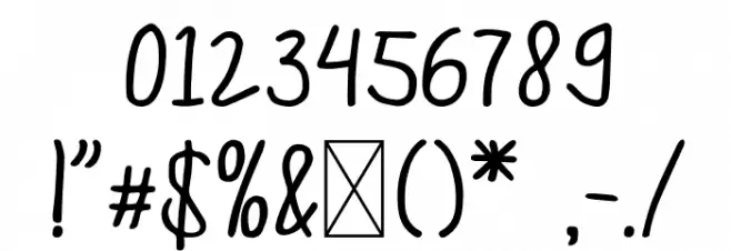 FreshClinnRegular Font OTHER CHARS