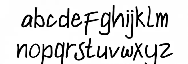FreshClinnRegular Font LOWERCASE