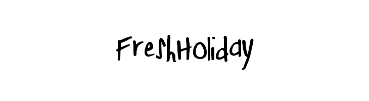 FreshHoliday  नि: शुल्क फ़ॉन्ट्स डाउनलोड