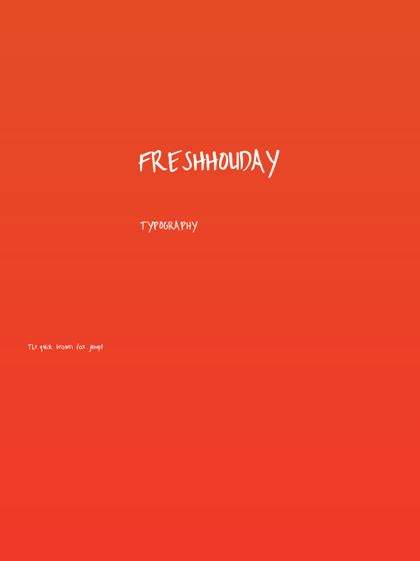 FreshHoliday Poster