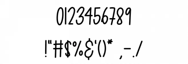 FreshLemonade Font OTHER CHARS