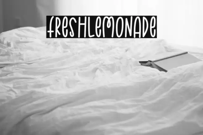 FreshLemonade Font examples
