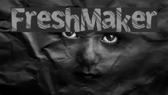 FreshMaker Font examples