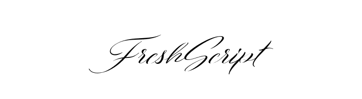 FreshScript  Скачать бесплатные шрифты