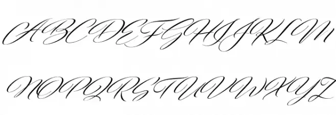 FreshScript Schriftart Groß