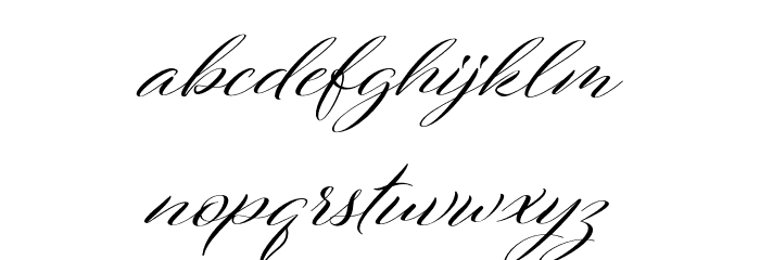 FreshScript Font LOWERCASE