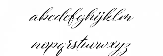 FreshScript Fonte MINÚSCULAS