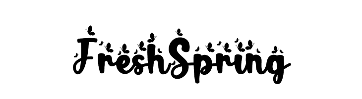 FreshSpring  フリーフォントのダウンロード