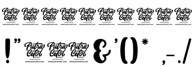 FreshSpring Font OTHER CHARS