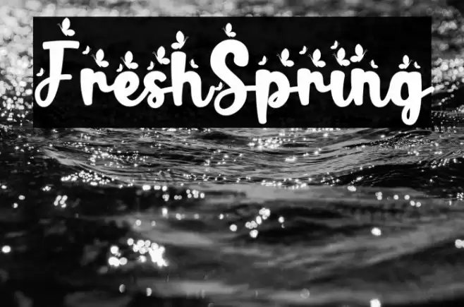 FreshSpring フォント examples