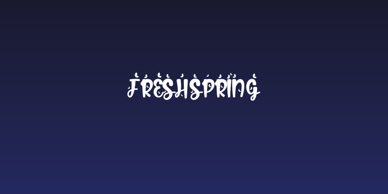 FreshSpring Social Header