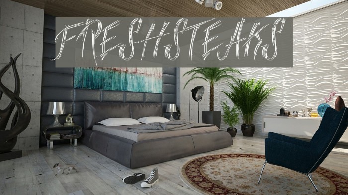 FreshSteaks Font examples