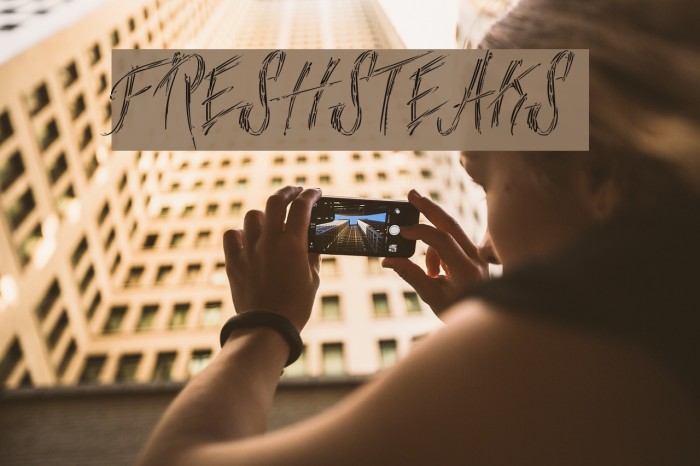 FreshSteaks Font examples