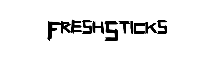 FreshSticks  Frei Schriftart Herunterladen